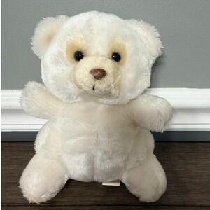 Vintage RC Cola Plush Teddy Bear White Soda Advertising‎ Collectible Red Logo
